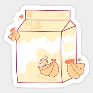 Banana Milk Sticker